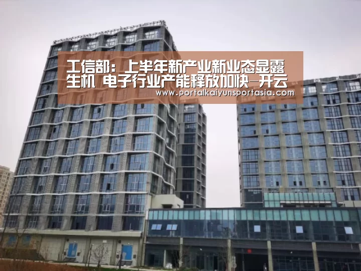 工信部:上半年新产业新业态显露生机 电子行业产能释放加快-开云体育官网(图2) 开云体育官网